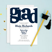 FUN BOLD Graduierungsparty Einladung