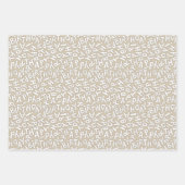 Fun Bold Happy Geburtstagsfeier Geschenkpapier Set (Vorderseite 3)