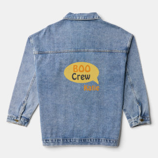 Fun-Boo-Crew Orange personalisieren Kid's Name Jeansjacke