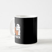Fun Boo Ghost Beängstigend Got ich Rock Halloween Kaffeetasse (Vorderseite Links)