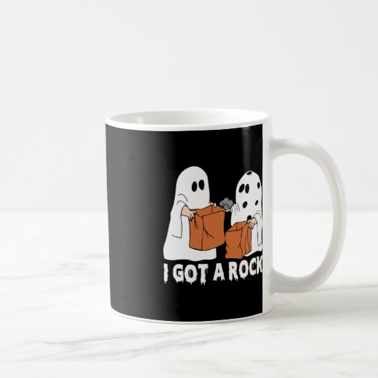 Fun Boo Ghost Beängstigend Got ich Rock Halloween Kaffeetasse (Rechts)