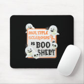 Fun Boo Halloween Geist Frau Multiple Sklerose ist Mousepad (Mit Mouse)