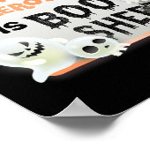 Fun Boo Halloween Geist Frau Multiple Sklerose ist Poster (Ecke)