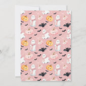 Fun Boo! Spooktacular Halloween Birthday Party Einladung (Rückseite)