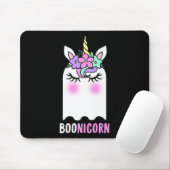 Fun Boonicorn Gift Ghost Unicorn Boo Retro Hallowe Mousepad (Mit Mouse)