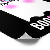 Fun Boonicorn Gift Ghost Unicorn Boo Retro Hallowe Poster (Ecke)