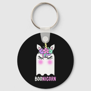 Fun Boonicorn Gift Ghost Unicorn Boo Retro Hallowe Schlüsselanhänger