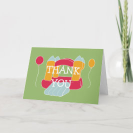 Fun Bounce House Helle Danke, dass Sie sich die Ka Karte