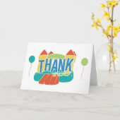 Fun Bounce House Helle Danke, dass Sie sich die Ka Karte (Gelbe Blume)