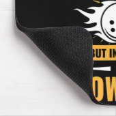 Fun Bowler Sport Lover im Kopf Ich bin Bowling Mousepad (Ecke)