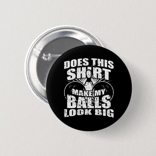 Fun Bowling Ball - Gag Gift Bowling für Männer Button (Vorne & Hinten)