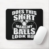 Fun Bowling Ball - Gag Gift Bowling für Männer Mousepad (Mit Mouse)