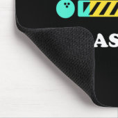 Fun Bowling Strike Loading Bitte warten Mousepad (Ecke)