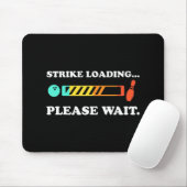 Fun Bowling Strike Loading Bitte warten Mousepad (Mit Mouse)