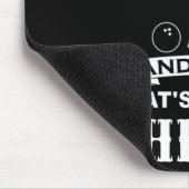 Fun Bowling Team Vater Geschenk Bowling und Bier Mousepad (Ecke)