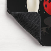 Fun Bowling Weihnachten Weihnachtsmannmütze Weihna Mousepad (Ecke)