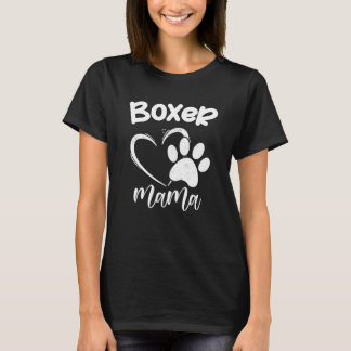 Fun Boxer Mama Pet Bekleidung Dog Boxer Mama vorha T-Shirt