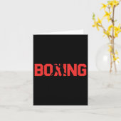 Fun Boxing-Geschenk Sparring-Partner Boxer Karte (Gelbe Blume)