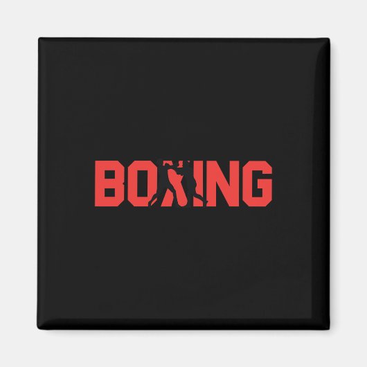 Fun Boxing-Geschenk Sparring-Partner Boxer Magnet (Vorne)