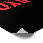 Fun Boxing-Geschenk Sparring-Partner Boxer Poster (Ecke)