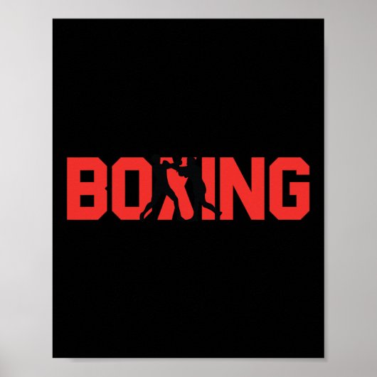 Fun Boxing-Geschenk Sparring-Partner Boxer Poster (Vorne)