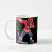 Fun Boy Kid Ice Hockey Dab Apparel Dabbing Player Kaffeetasse (Links)