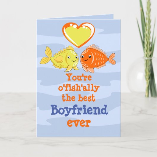 Fun Boyfriend Valentines Card Karte (Vorderseite)