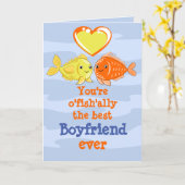 Fun Boyfriend Valentines Card Karte (Gelbe Blume)