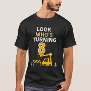 Fun Boys Acht Jahre alt Geburtstag 8. Bau T-Shirt