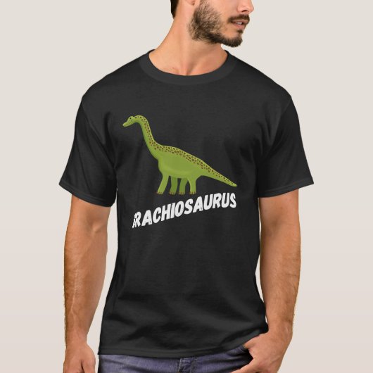 Fun Brachiosaurus Dinosaur T-Shirt (Vorderseite)