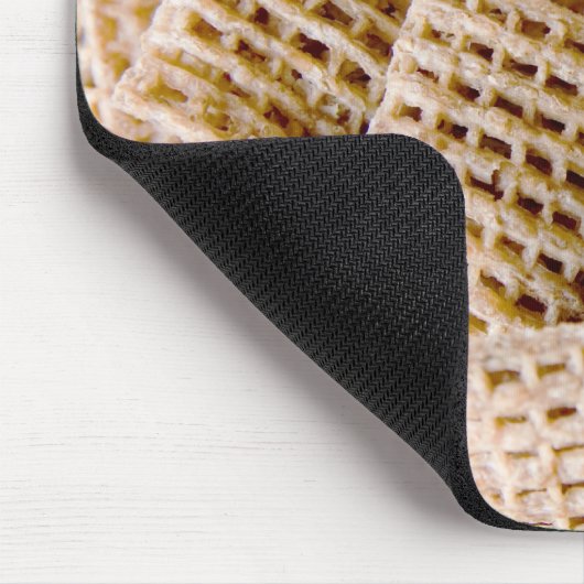 Fun Breakfast Weizen Quadrate Foto Mousepad (Ecke)