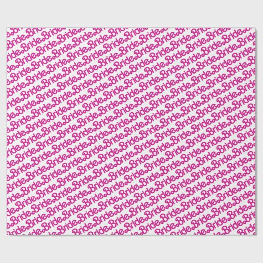 Fun Bride Geschenkpapier (Flach)