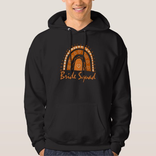 Fun Bride Squad Junggeselinnen-Abschied Crew passt Hoodie (Vorderseite)