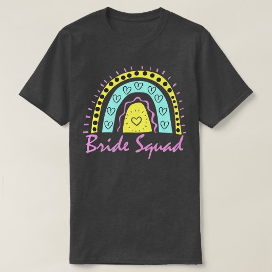 Fun Bride Squad Junggeselinnen-Abschied Crew passt T-Shirt (Design vorne)