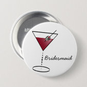 Fun Bridesmaid Liebhaber Button (Vorne & Hinten)