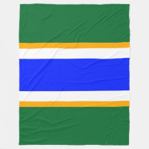 Fun Bright Blue White Yellow Green Racing Streifen