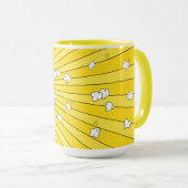Fun Bright Cute SUPER POP! Comic Book Pop Art Pun Tasse (VorderseiteRechts)