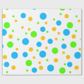 Fun Bright Dots Geschenkpapier (Flach)