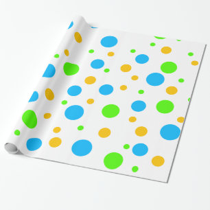 Fun Bright Dots Geschenkpapier