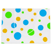 Fun Bright Dots Große Geschenktüte (Vorderseite)