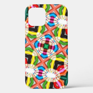 Fun Bright farbener Stift Kaleidoskop Muster Cas Case-Mate iPhone Hülle