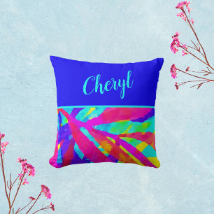 Fun Bright farbenfroh Moderne Personalisiert Kissen