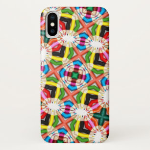 Fun Bright farbenfrohe Kaleidoskop-Muster Case-Mate iPhone Hülle