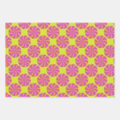 Fun Bright Peppermint Wirbel Maximalistischer Weih Geschenkpapier Set (Vorderseite 2)