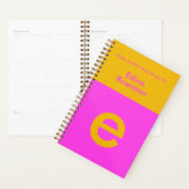 Fun Bright Personalisiert Planner Custom Monogram Planer (Anzeige)