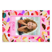 Fun Bright Pink Cupcake - Benutzerdefiniertes Foto (Vorne)