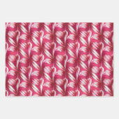 Fun Bright Pinks und Peppermint Candy Lane Geschenkpapier Set (Vorderseite 3)