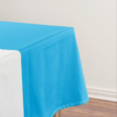 Fun Bright Sky Blaue weiße weiße nautische Streife Tischdecke (Beispiel)