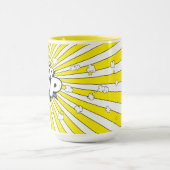 Fun Bright Sunshine SUPER POP! Comic Book Pop Art Tasse (Zentrum)