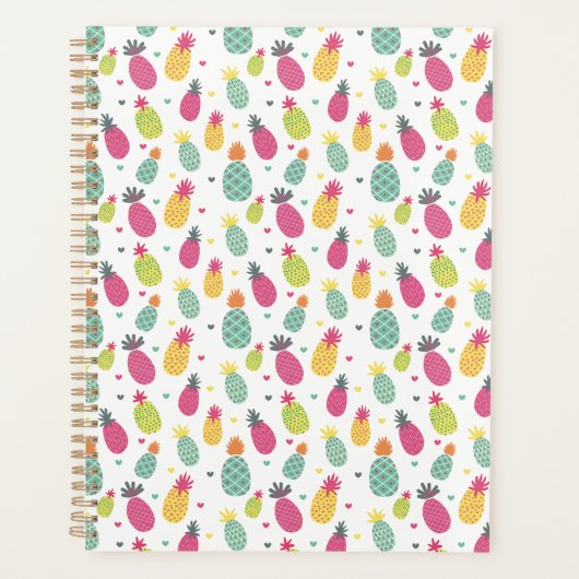 Fun Bright tropisches Ananas Muster Planer (Vorderseite)
